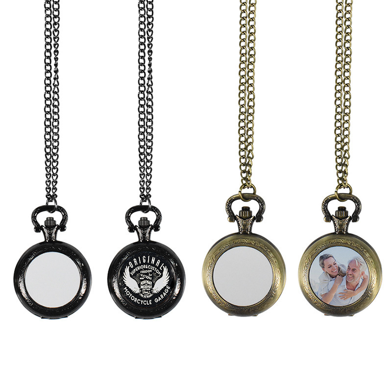 Vintage Collectible Item - Collier pendentif montre de poche vintage