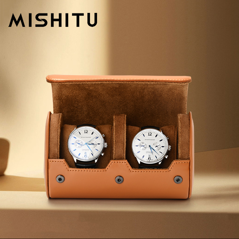 Vintage Collectible Item - MISHITU 1/2/3-slot montre stockage rouleau sac