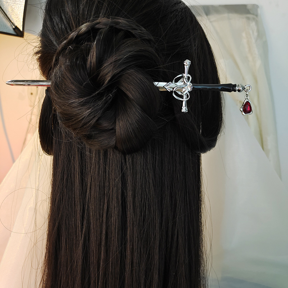 Vintage Collectible Item - Bâtonnet à cheveux en forme d'épée