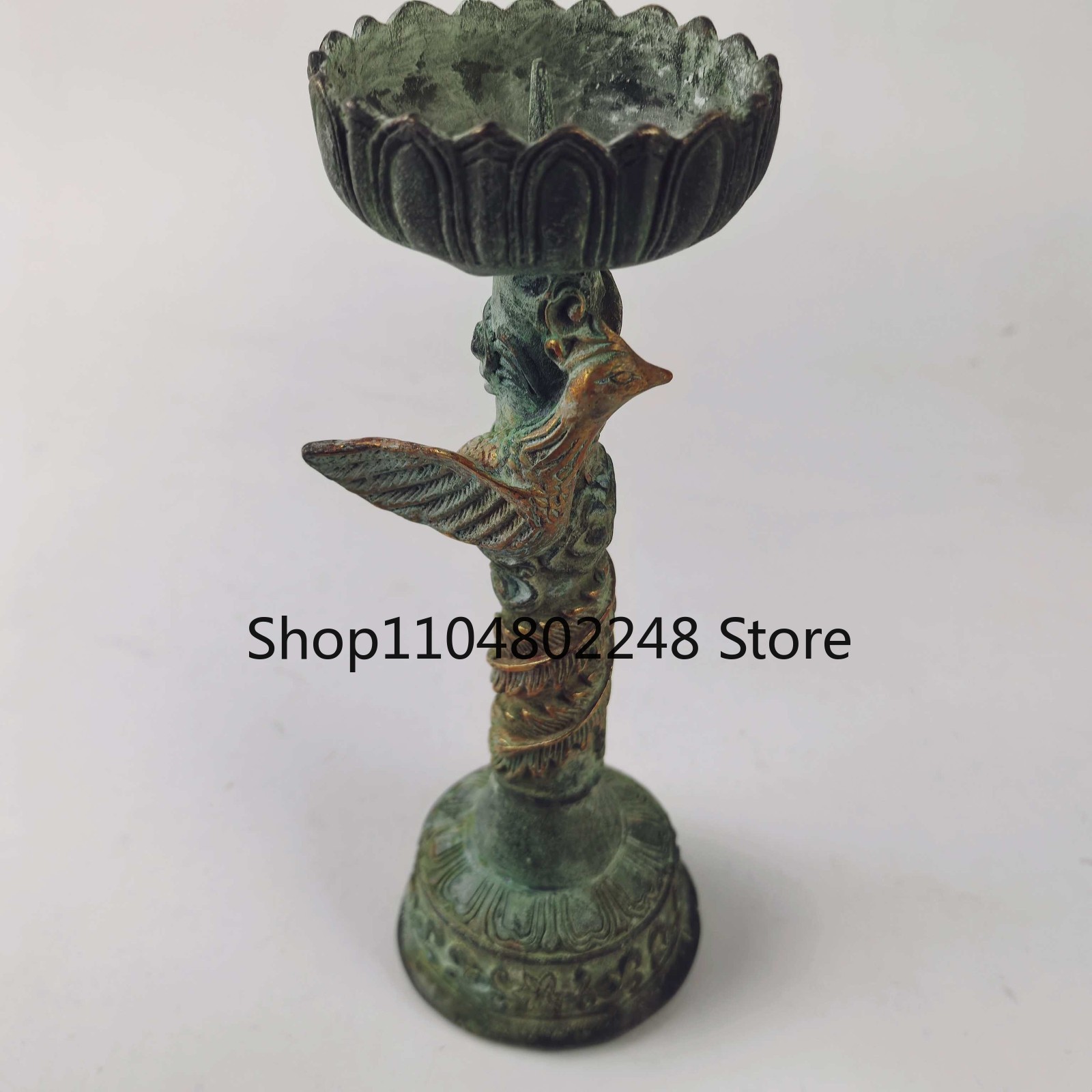 Collectible Vintage Lamps - Lampe à huile en bronze ancien
