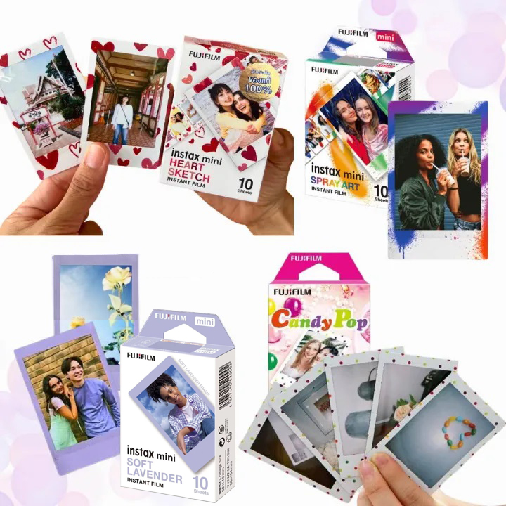 Instant Film Pack - Film couleur Fujifilm Instax Mini, 10/20/30/50