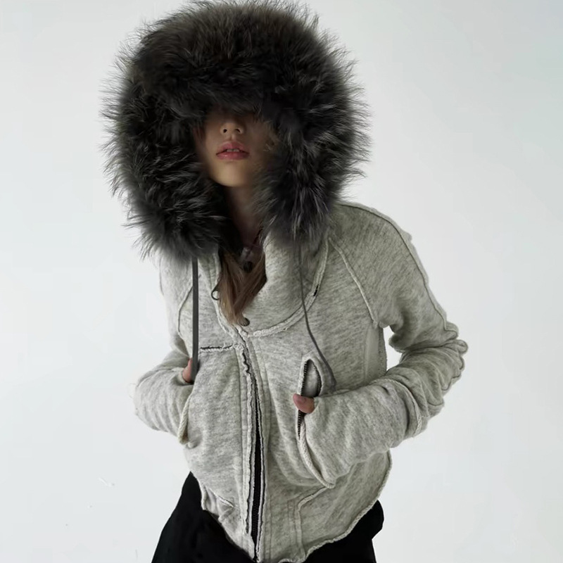 Vintage Zip Hoodie - Sweats à capuche zippés vintage pour