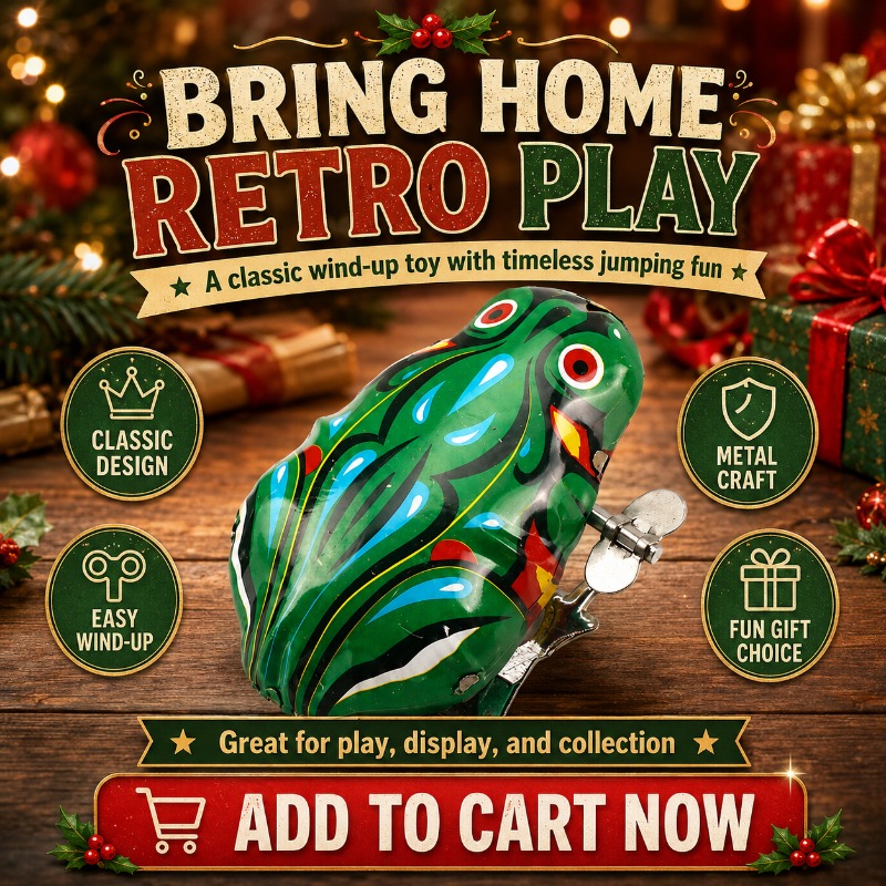 Grenouille sauteuse vintage en - Vintage And Collectible Toys avis et prix