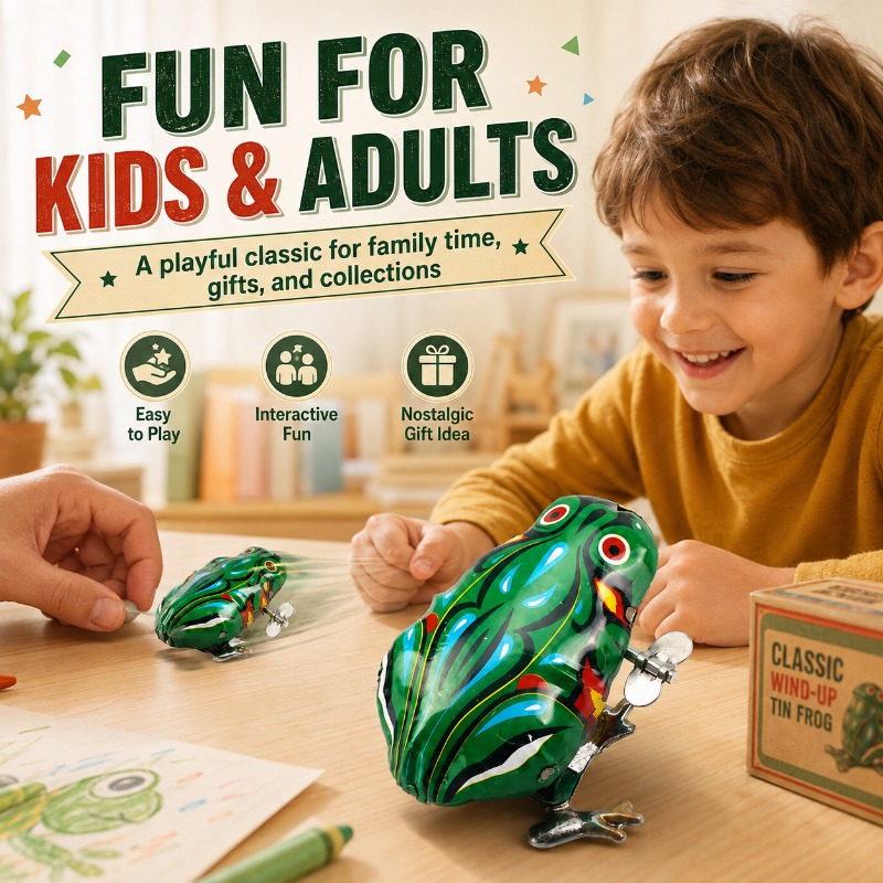 Grenouille en métal à ressort  - Vintage And Collectible Toys avis et prix