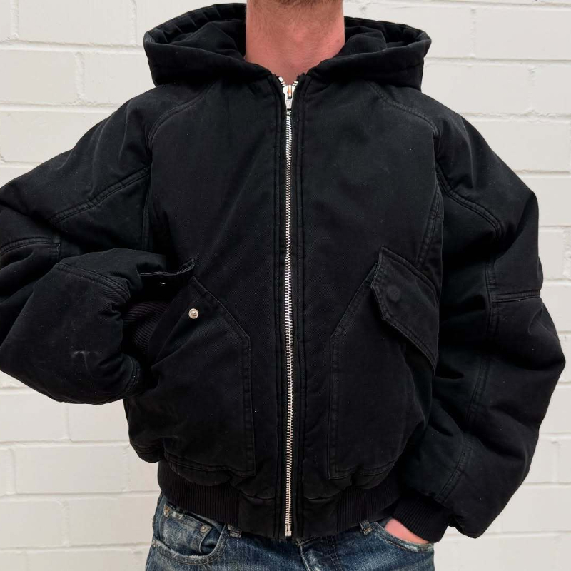 Hommes Surdimensionné Lavé Toi - Vintage Zip Hoodie avis et prix