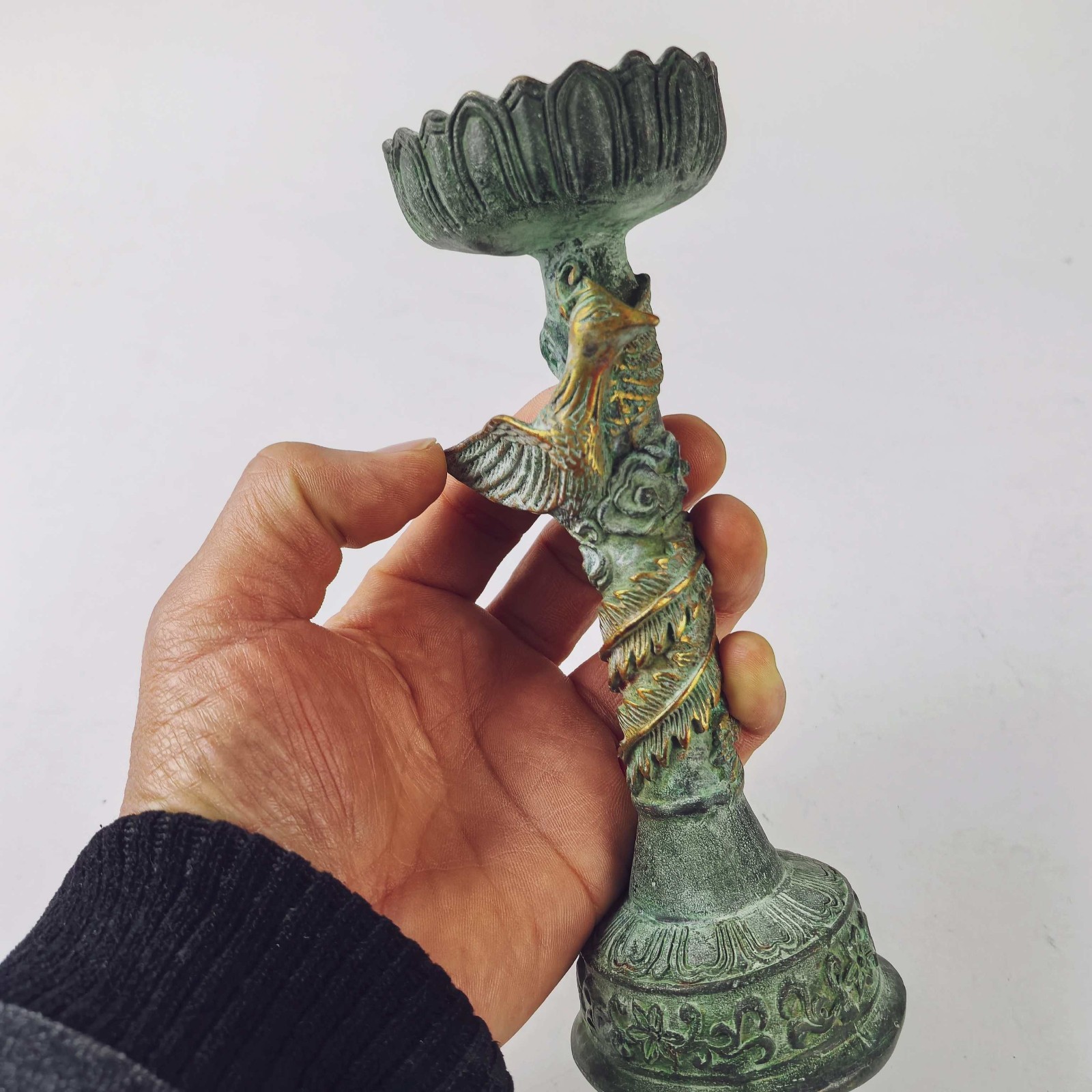 Lampe à huile en bronze ancien - Collectible Vintage Lamps avis et prix