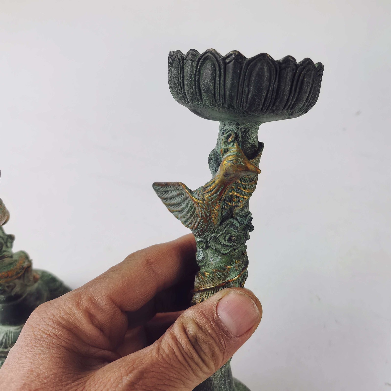 Lampe à huile en bronze ancien - Collectible Vintage Lamps avis et prix