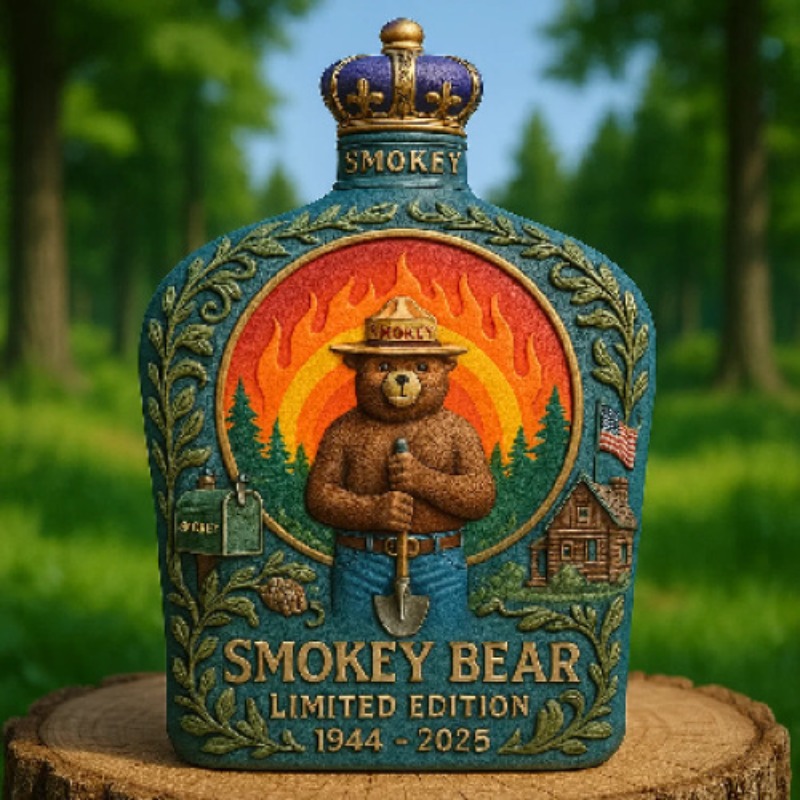 Carafe à whisky Smokey Bear po - Vintage Collectible Liquor Bottles avis et prix