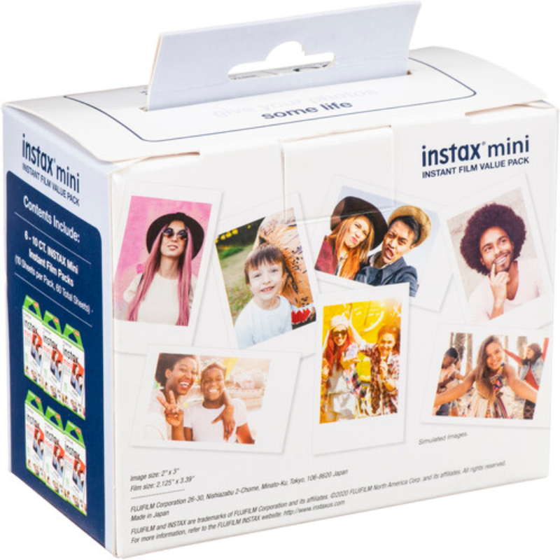 50/60 feuilles Fujifilm Instax - Instant Film Pack avis et prix